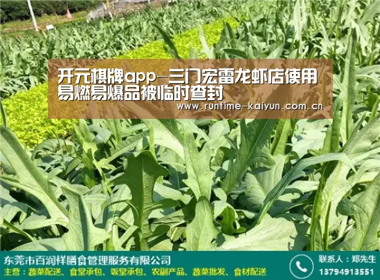 开元棋牌app-三门宏雷龙虾店使用易燃易爆品被临时查封(图2) 开元棋牌app